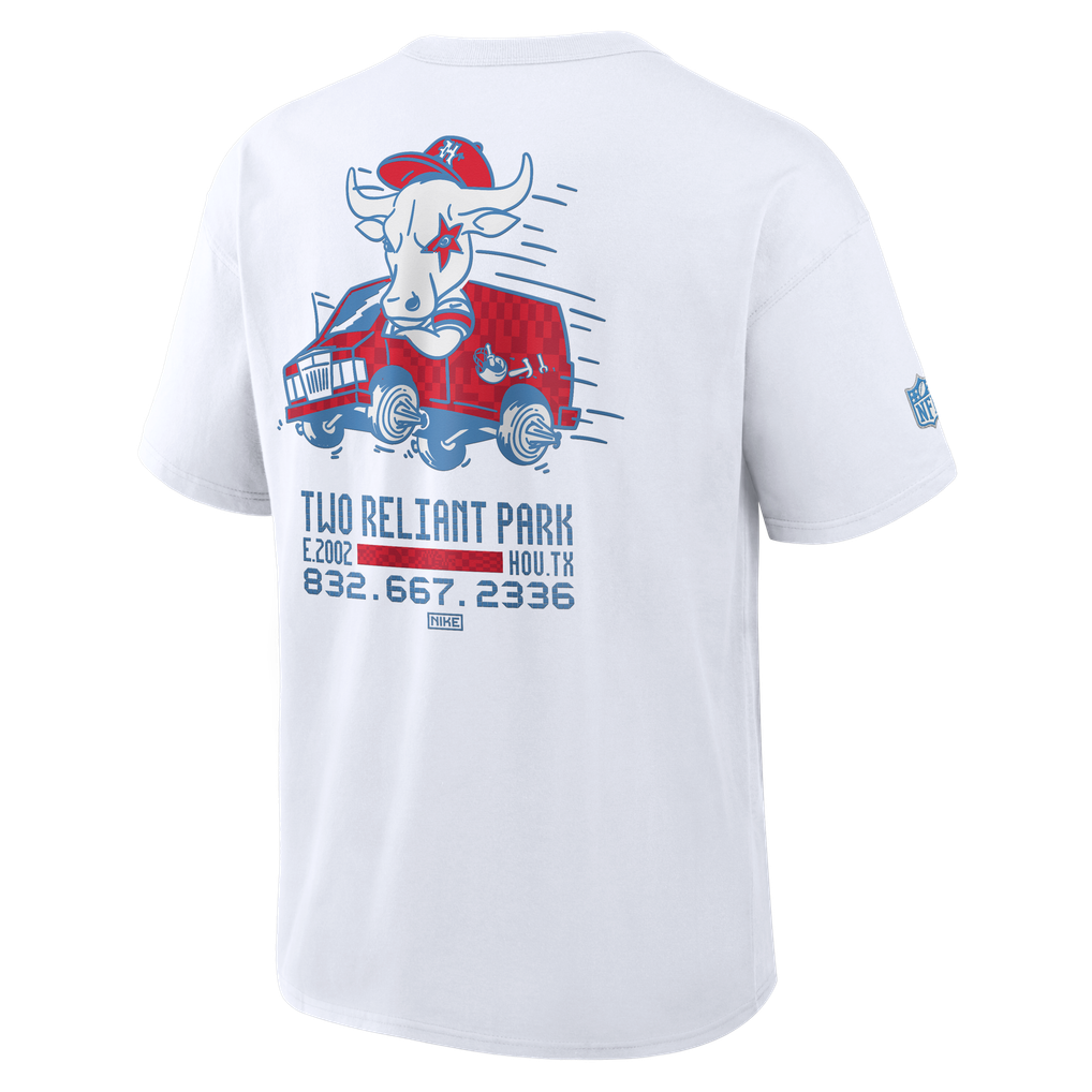 Men's Nike White Houston Texans 2026 Rivalries Collection Max90 T-Shirt
