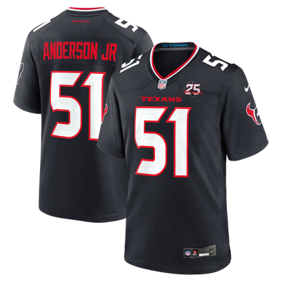 Will Anderson Jr. Houston Texans Nike Team 25th Season Game Jersey - Navy
