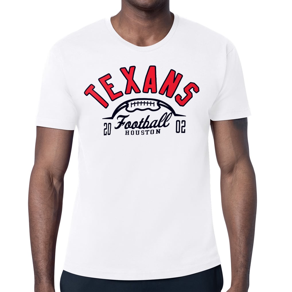 Houston Texans Starter Half Ball Logo T-Shirt - White