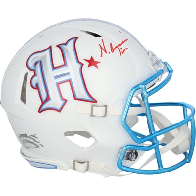Nico Collins Houston Texans Autographed Fanatics Authentic Riddell Rivalry Speed Authentic Helmet