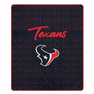 Houston Texans Pegasus Echo Script Fade 50" x 60" Ultra Soft Throw Blanket
