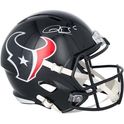Reed Blankenship Houston Texans Autographed Fanatics Authentic Riddell Speed Replica Helmet