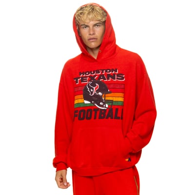 Houston Texans Aviator Nation Unisex Relaxed Tri-Blend Hoodie - Red