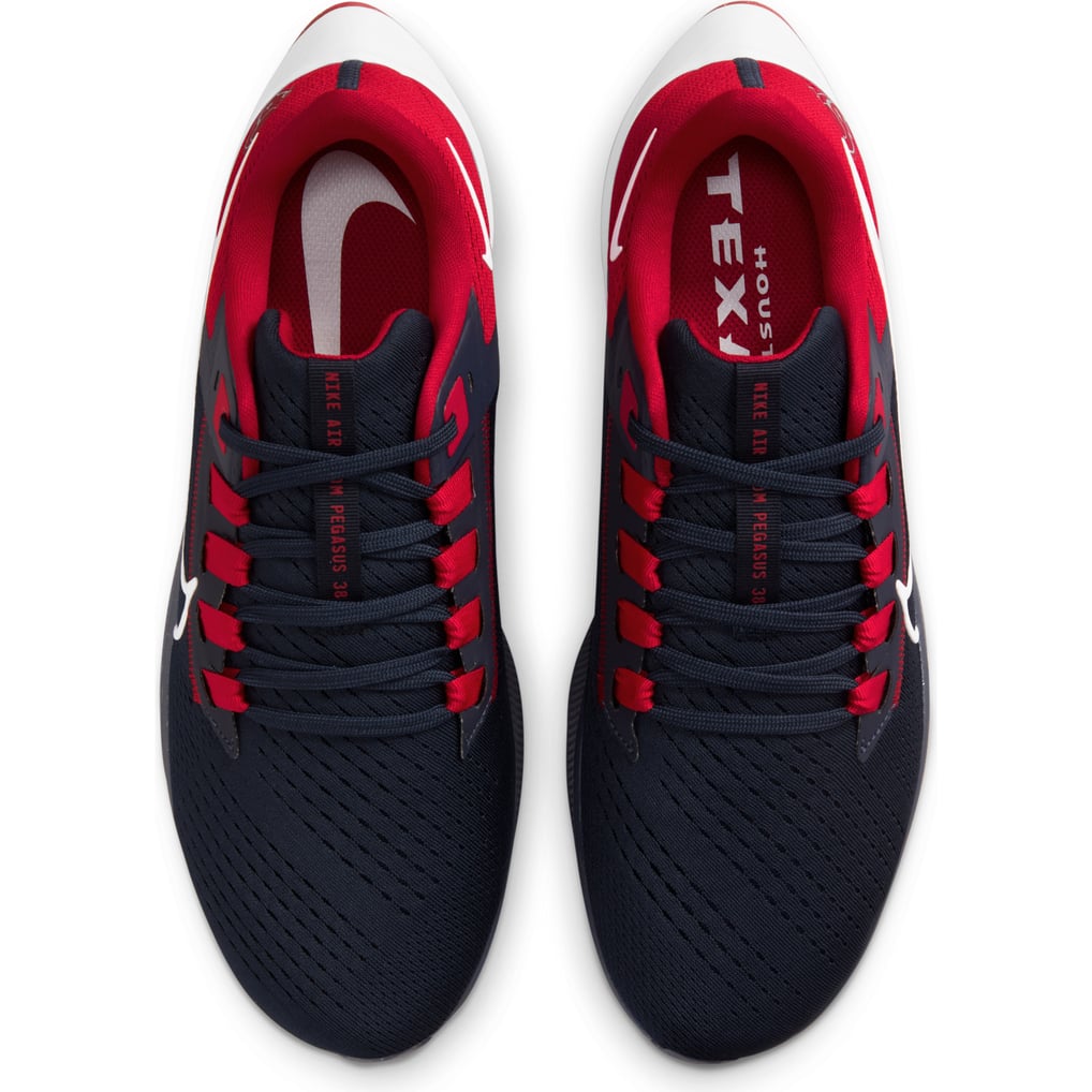 Unisex Houston Texans Nike Navy Zoom Pegasus 38 Running Shoe display picture 3