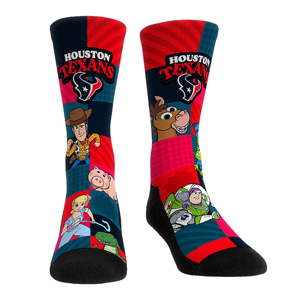 Unisex Rock Em Houston Texans Toy Story 3-Pack Crew Socks