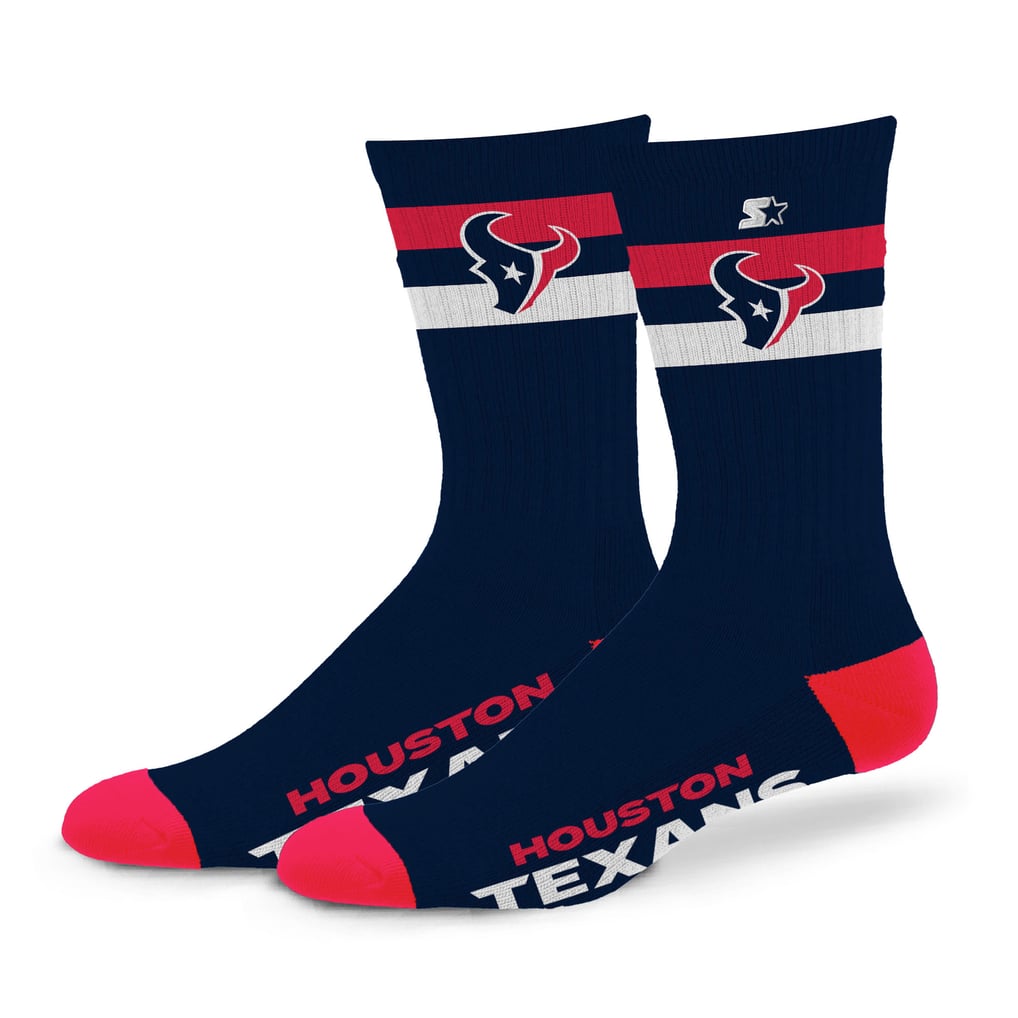 Houston Texans Starter Unisex Team Color Two-Stripe Crew Socks