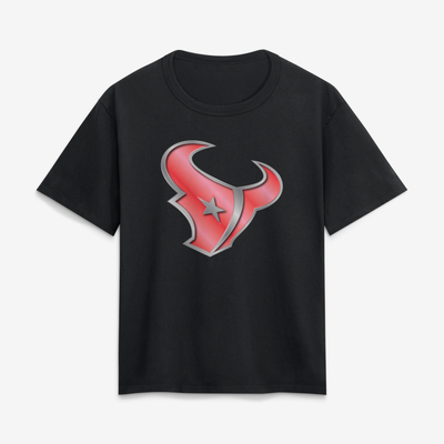 Houston Texans Women's Forged Mascot T-Shirt - Black