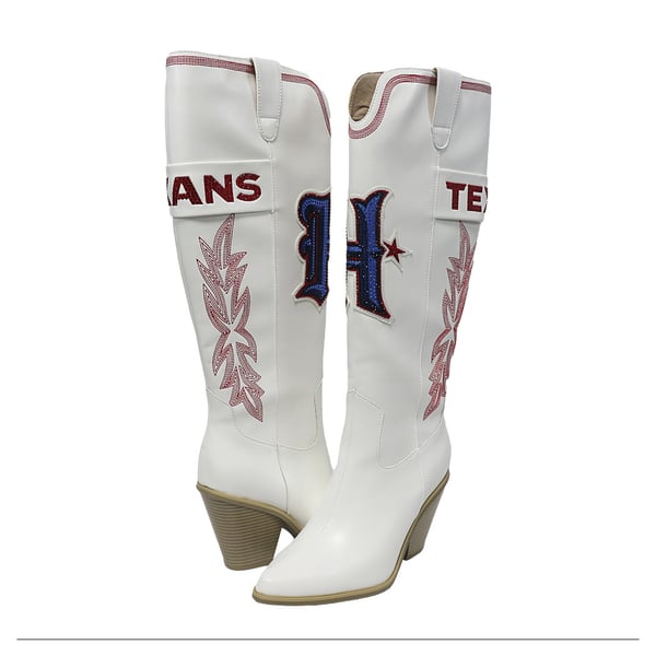 Houston Texans NFL Old Pro Leather Goods‎ Western Boots Size 8 s-l400.jpg main image 2