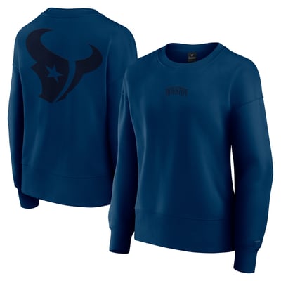  Houston Texans Fanatics Women's Elements Pullover Sweatshirt - Navy