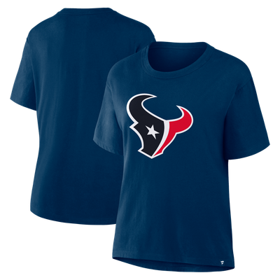 Houston Texans Fanatics Women's Essential Legacy T-Shirt - Navy