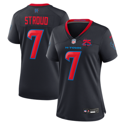 C.J. Stroud Houston Texans Nike Women's Alternate 2 25th Season Game Jersey - Navy
