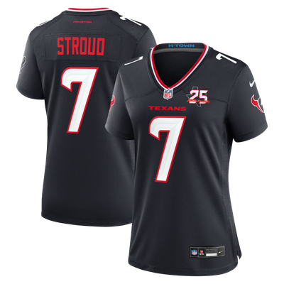 C.J. Stroud Houston Texans Nike Women's Team 25th Season Game Jersey - Navy

