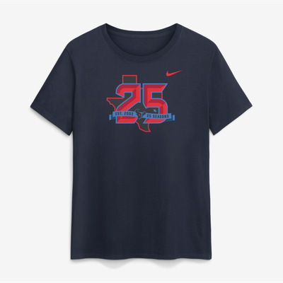  Houston Texans Nike Women's 25th Season T-Shirt - Navy
