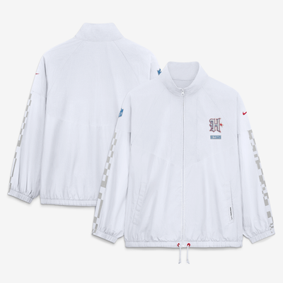  Houston Texans Nike Women's 2026 Rivalries Collection Oversized Full-Zip Jacket - White