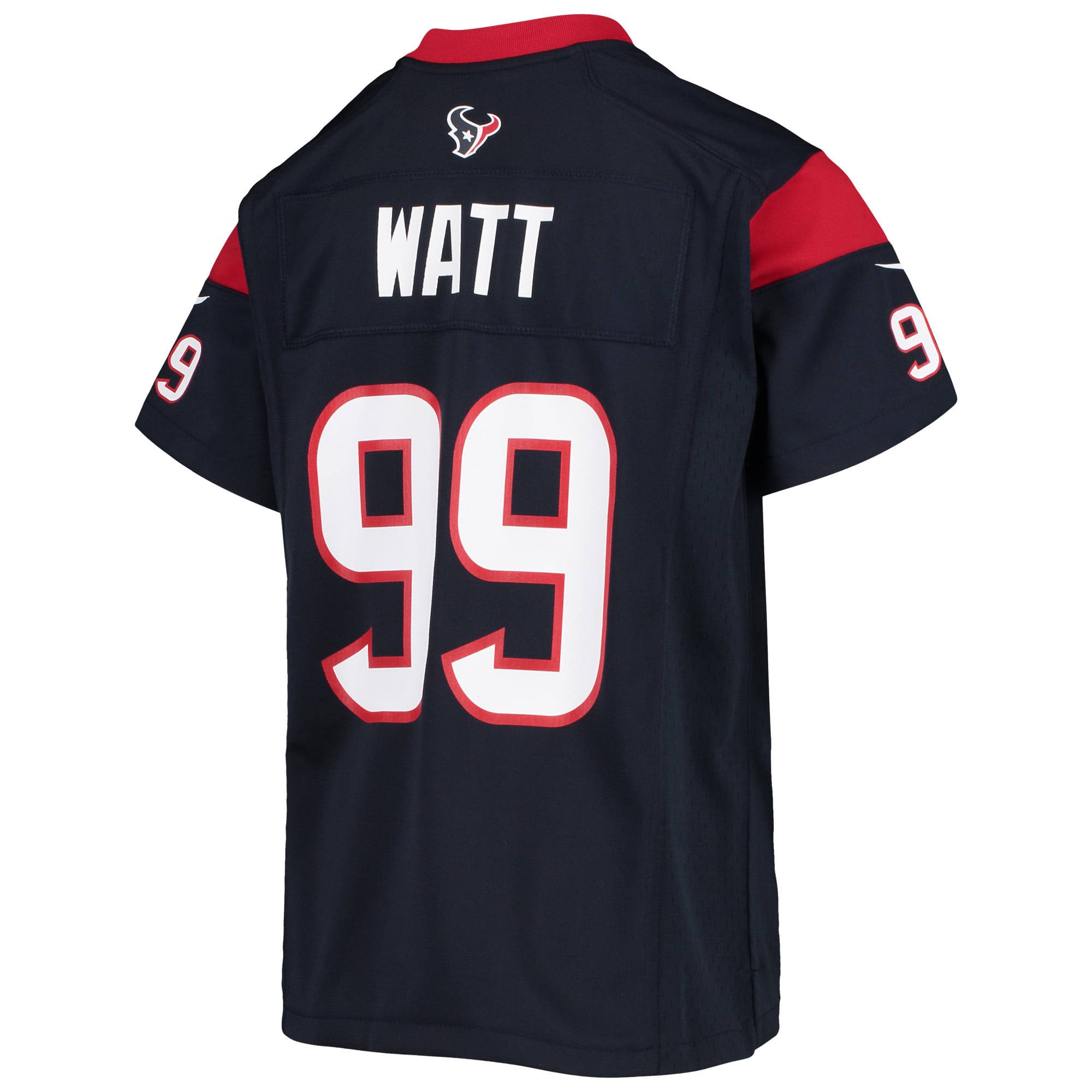 Youth Nike J.J. Watt Navy Houston Texans Player Game Jersey