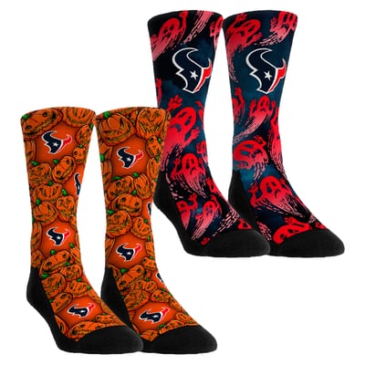 Houston Texans Rock Em Socks Youth Halloween Crew Socks 2-Pack Set