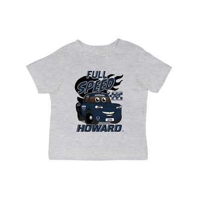 Howard Bison Vive La Fete Infant Full Speed T-Shirt - Gray