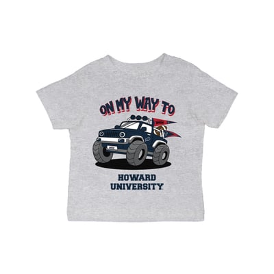 Howard Bison Vive La Fete Infant On My Way T-Shirt - Gray