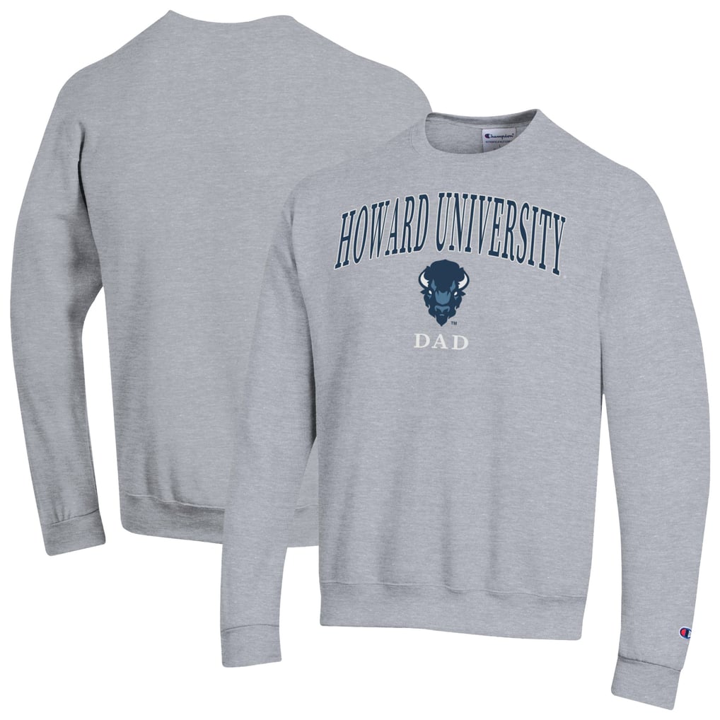 Howard Bison Champion Arch Dad Eco Powerblend Sweatshirt - Gray