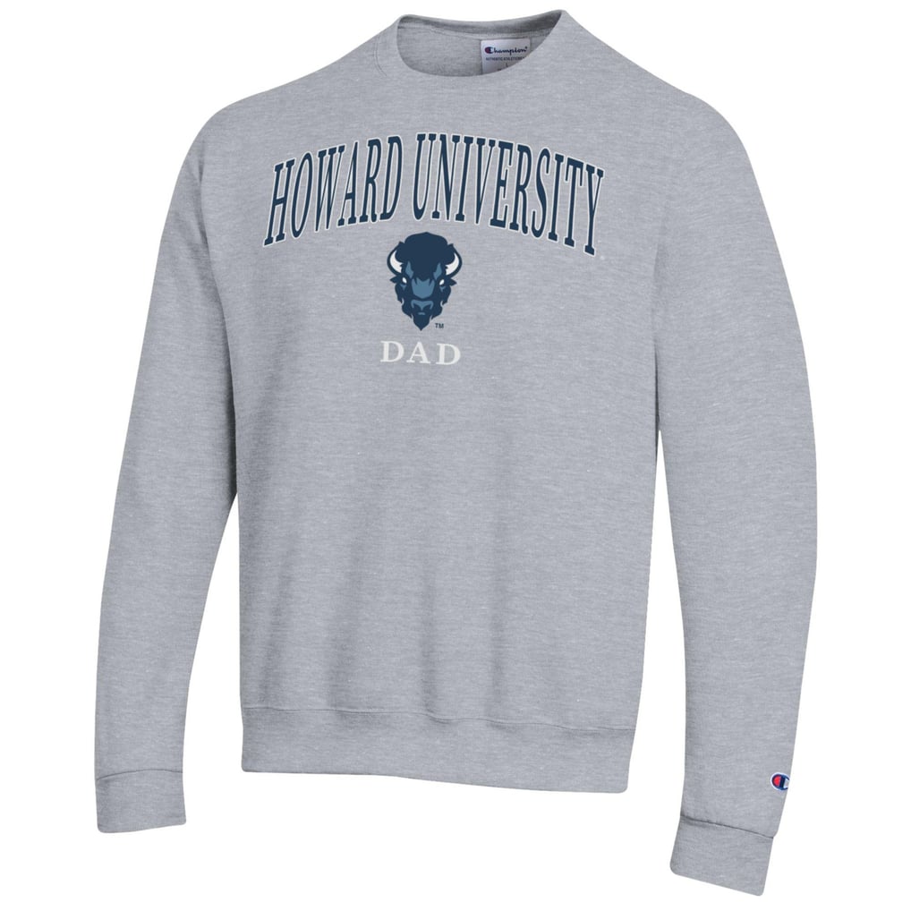  Howard Bison Champion Arch Dad Eco Powerblend Sweatshirt - Gray