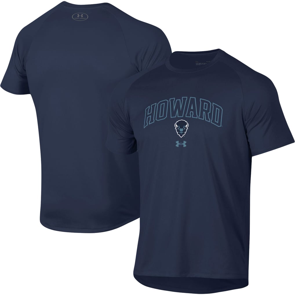 Howard Bison Under Armour 2023 Sideline Performance Raglan T-Shirt - Navy