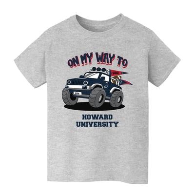 Howard Bison Vive La Fete Youth On My Way T-Shirt - Gray