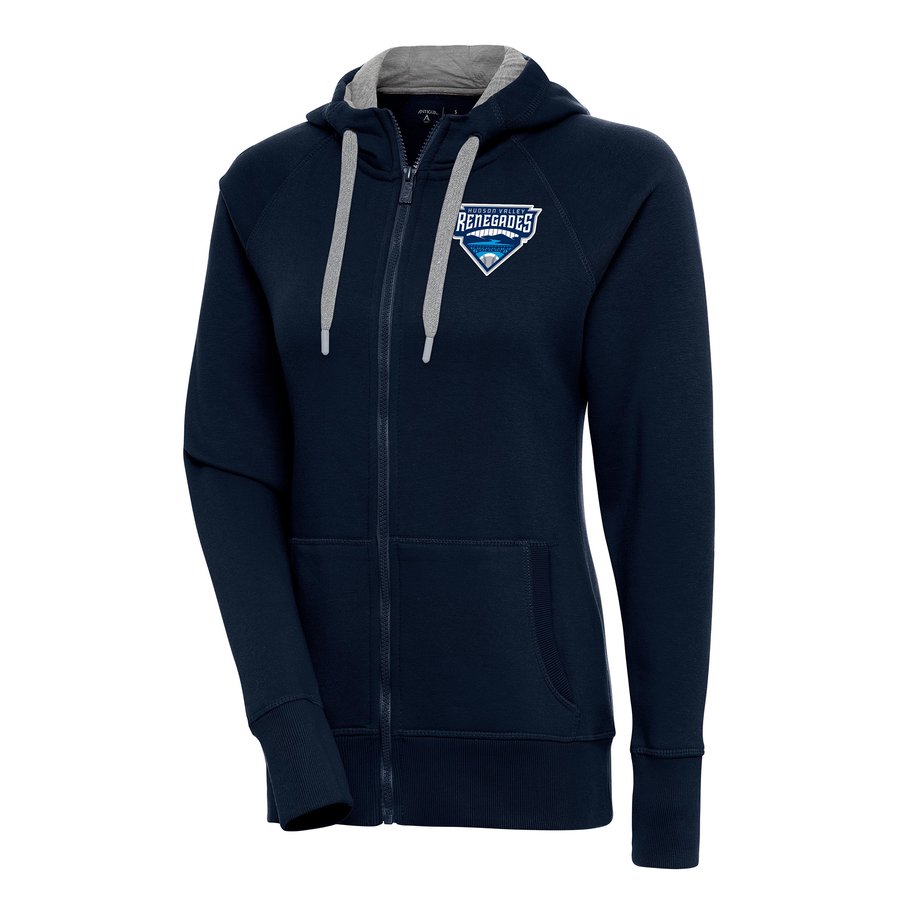 Women's Clearwater Threshers Antigua Red Victory Full-Zip Hoodie