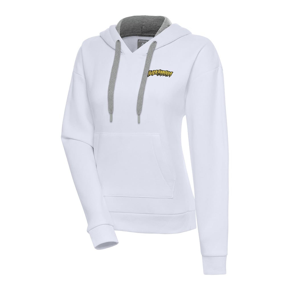Hulk Hogan Antigua Women's Victory Pullover Hoodie - White