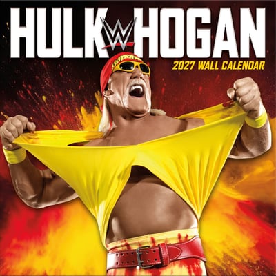 WWE Hulk Hogan 2027 12” x 12” Wall Calendar