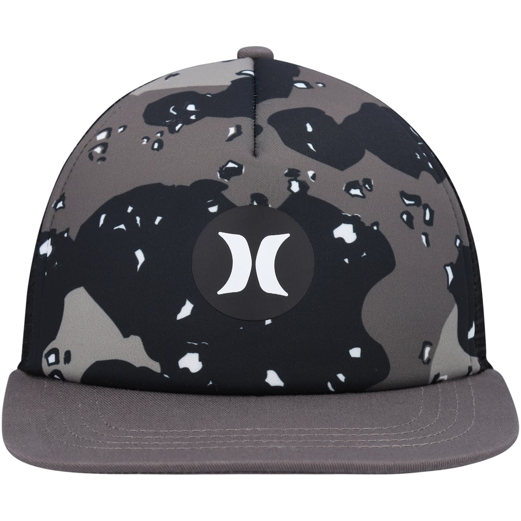  Hurley Balboa Trucker Snapback Hat - Anthracite/Black 