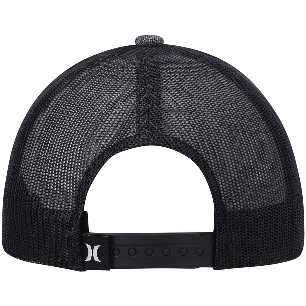 Hurley Icon Slash Trucker Snapback Hat - Heathered Black