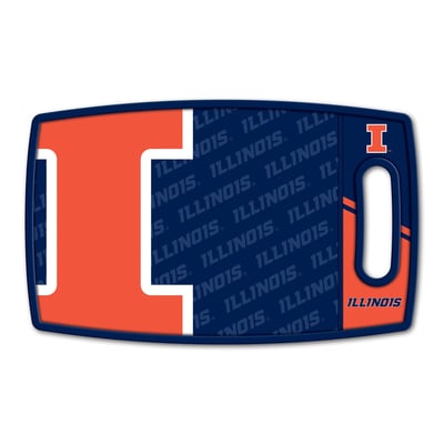 Illinois Fighting Illini Fanpoint Logo Series Cutting Board