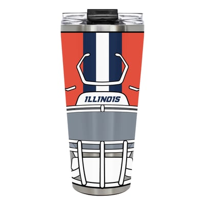 Illinois Fighting Illini 32oz. Helmet Big Slim Tumbler