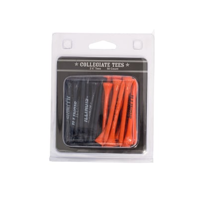 Illinois Fighting Illini 50-Pack Golf Tee Set