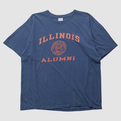 Illinois Fighting Illini Gildan 2000s T-shirt - Navy - XL by Fanatics Real Vintage