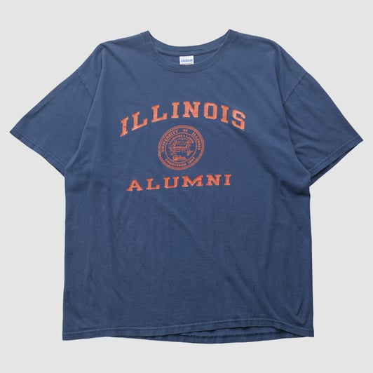 Illinois Fighting Illini Gildan 2000s T-shirt - Navy - XL by Fanatics Real Vintage