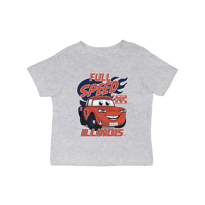 Illinois Fighting Illini Vive La Fete Infant Full Speed T-Shirt - Gray