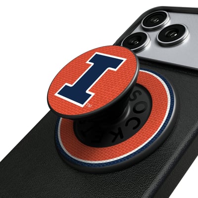 Illinois Fighting Illini Keyscaper PopSockets Magnetic Phone Grip & Stand