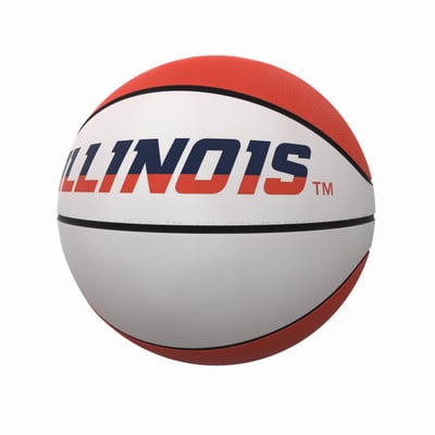 Illinois Fighting Illini Logo Brands Official-Size Autograph Basketball