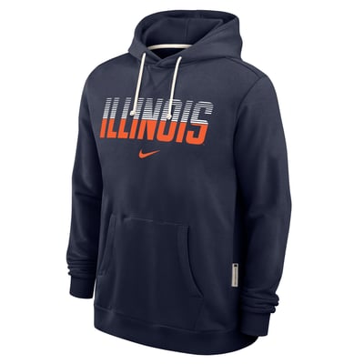 Illinois Fighting Illini Nike 2026 Sideline Standard Issue Dri-FIT Hoodie - Navy