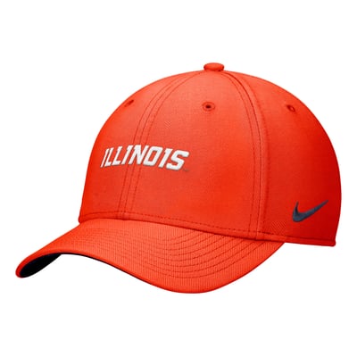 Illinois Fighting Illini Nike Primetime SwooshFlex Dri-FIT Hat - Orange