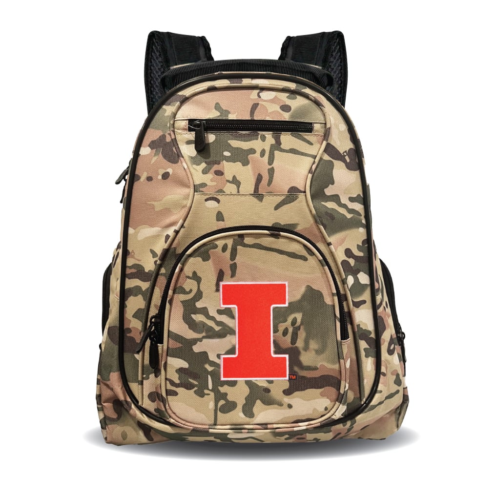 Illinois Fighting Illini MOJO 19" Camo Premium Laptop Backpack