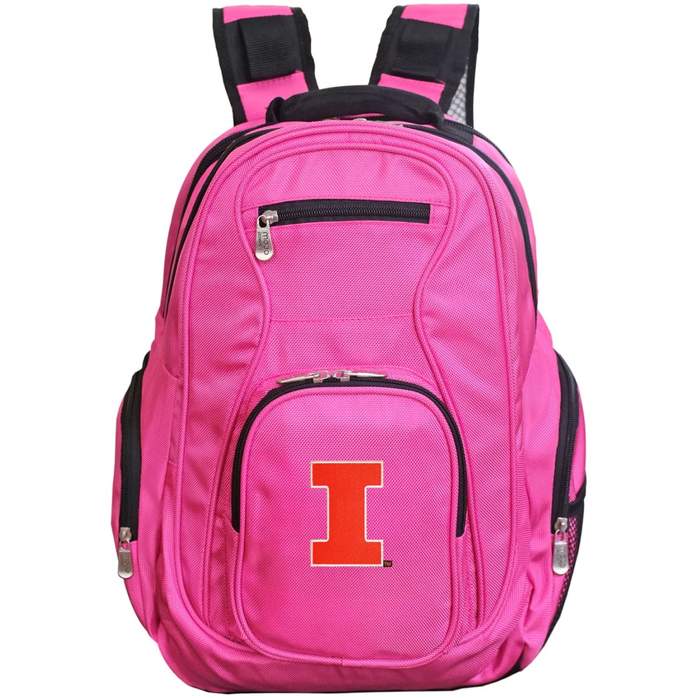 Illinois Fighting Illini MOJO Backpack Laptop - Pink