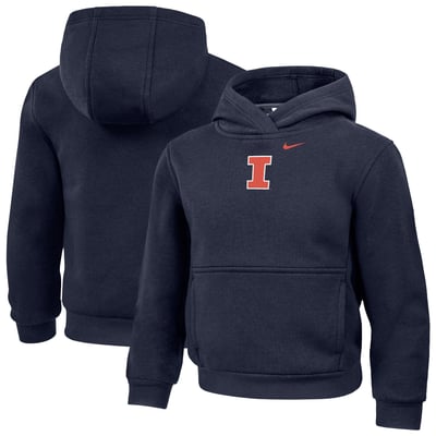 Illinois Fighting Illini Nike Preschool Core Hoodie - Navy