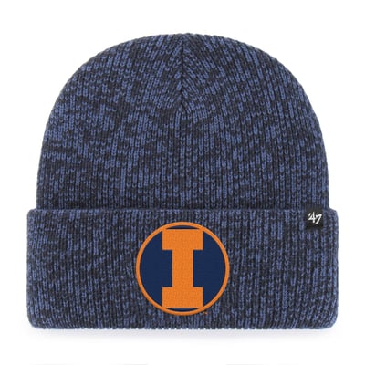 Illinois Fighting Illini '47 Unisex Brain Freeze Cuff Knit Hat - Navy