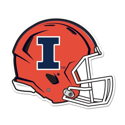 Illinois Fighting Illini WinCraft 14" Helmet Wood Sign