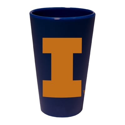 Illinois Fighting Illini WinCraft 16oz. Silicone Pint Glass