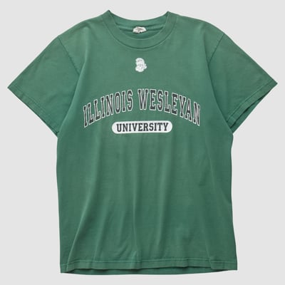 Illinois Wesleyan Titans Cotton Exchange 2000s T-shirt - Green - M by Fanatics Real Vintage