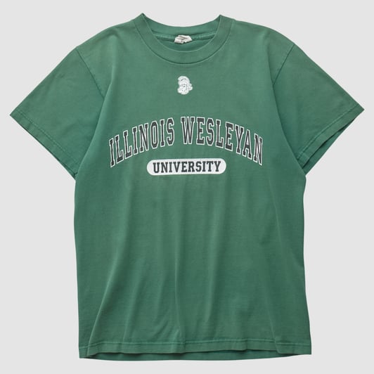 Illinois Wesleyan Titans Cotton Exchange 2000s T-shirt - Green - M by Fanatics Real Vintage
