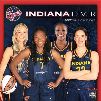 Indiana Fever 2027 12” x 12” Team Wall Calendar